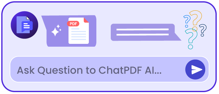 Ask questions in the Chat with PDF tool